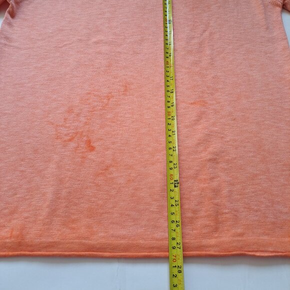 NWT Men's Gionfriddo 100% Cotton Italian Crew Neck Orange Shirt Sweater Size M - Picture 11 of 16